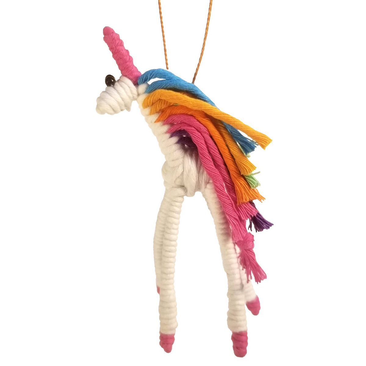 Cotton & Wire Unicorn Ornament