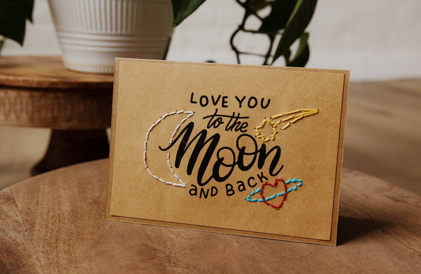 Love You to the Moon Greeting Card