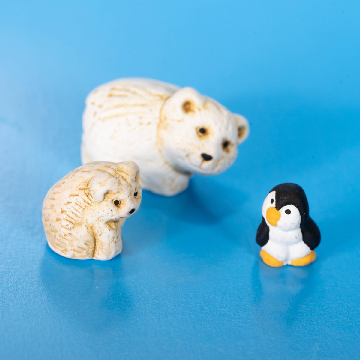 Miniature Ceramic Nativity - Polar (set of 7)