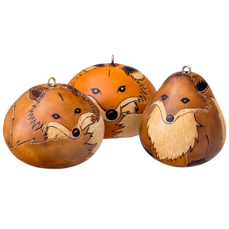 Fox Gourd Ornament
