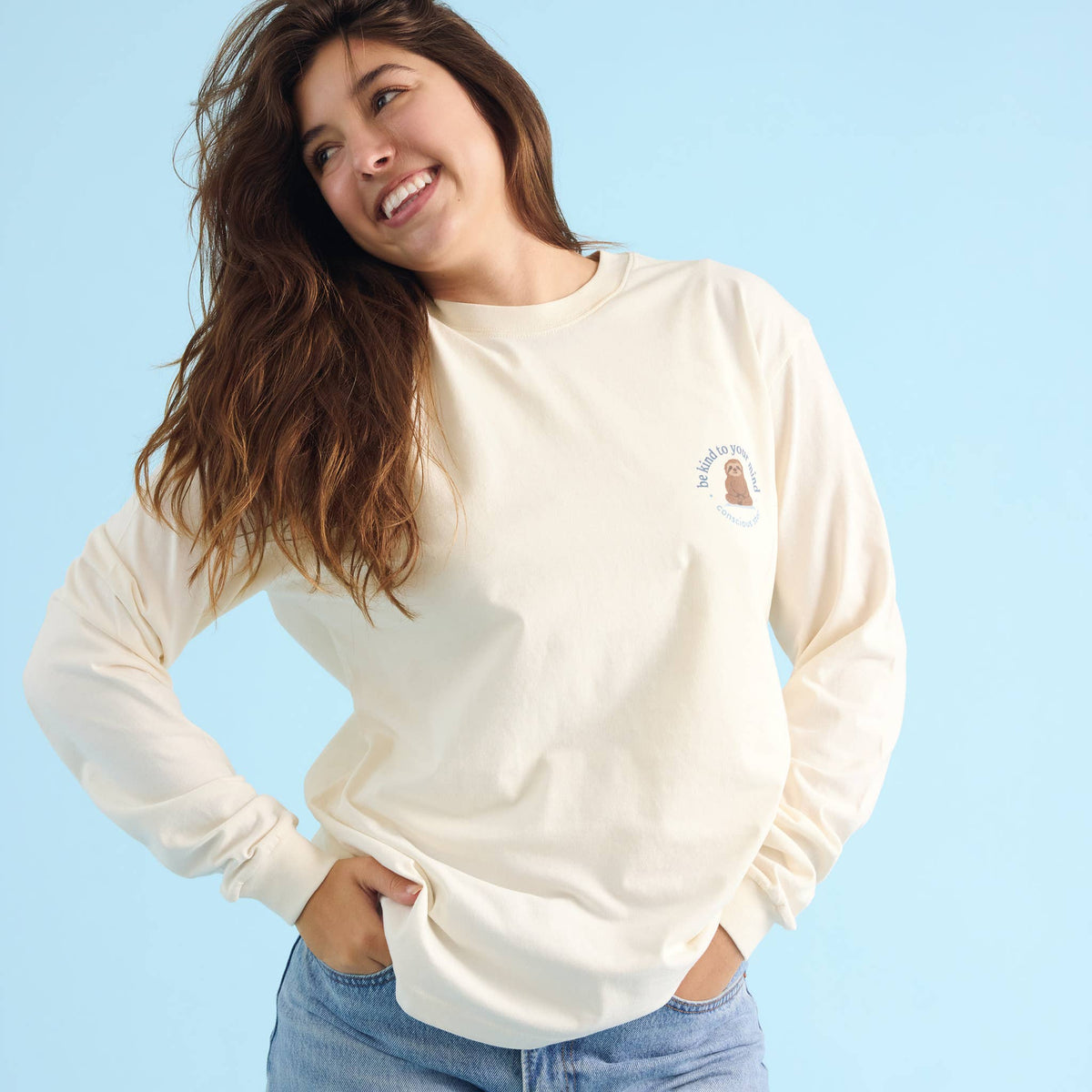 Move at Your Own Pace Long Sleeve T-Shirt | Organic Cotton