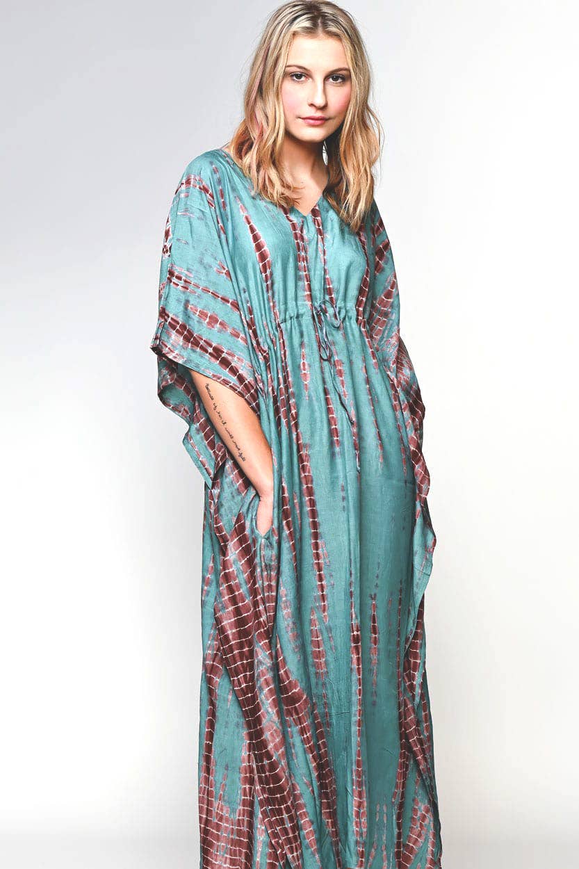 Shibori Caftans
