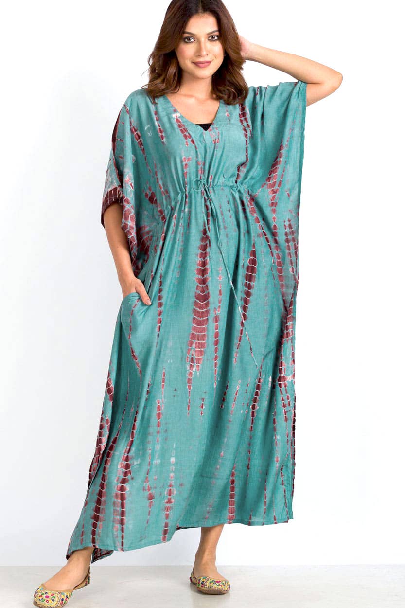 Shibori Caftans
