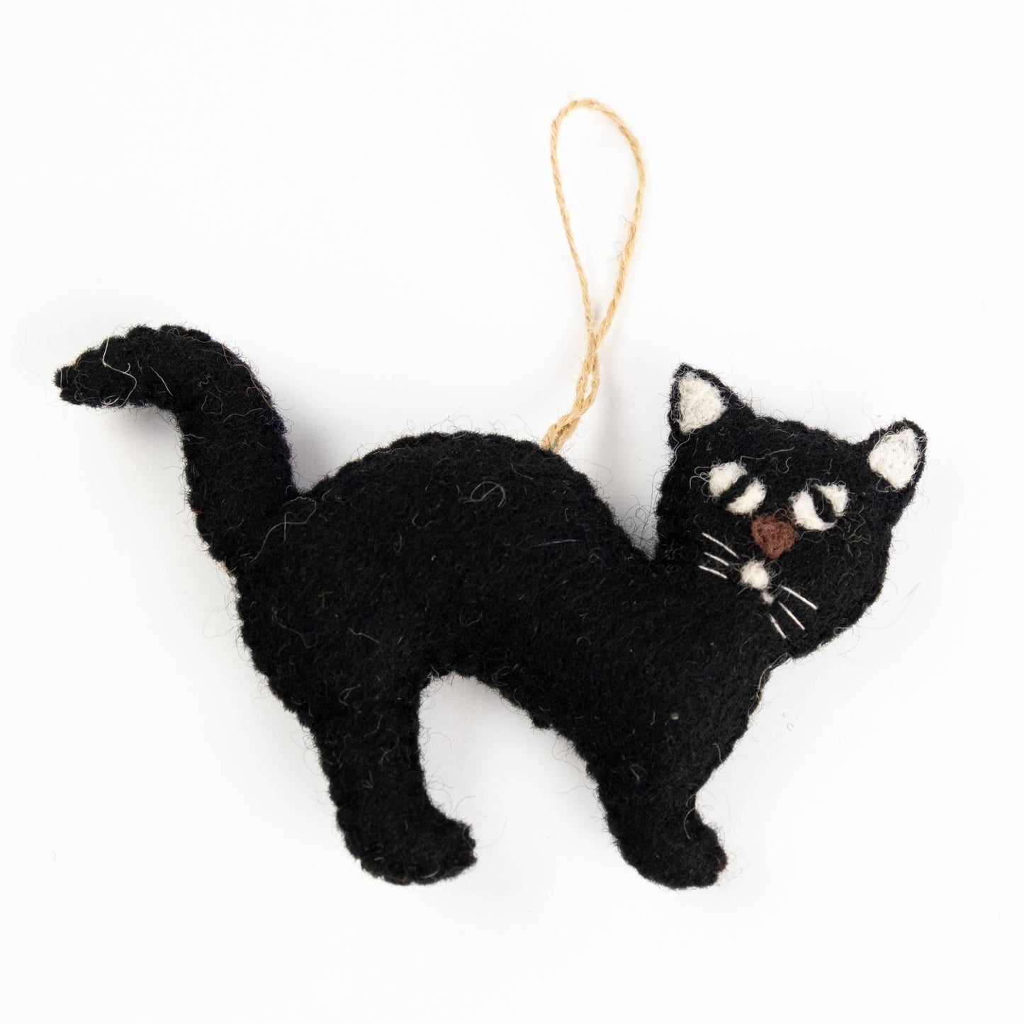 Felt Black Cat Ornament