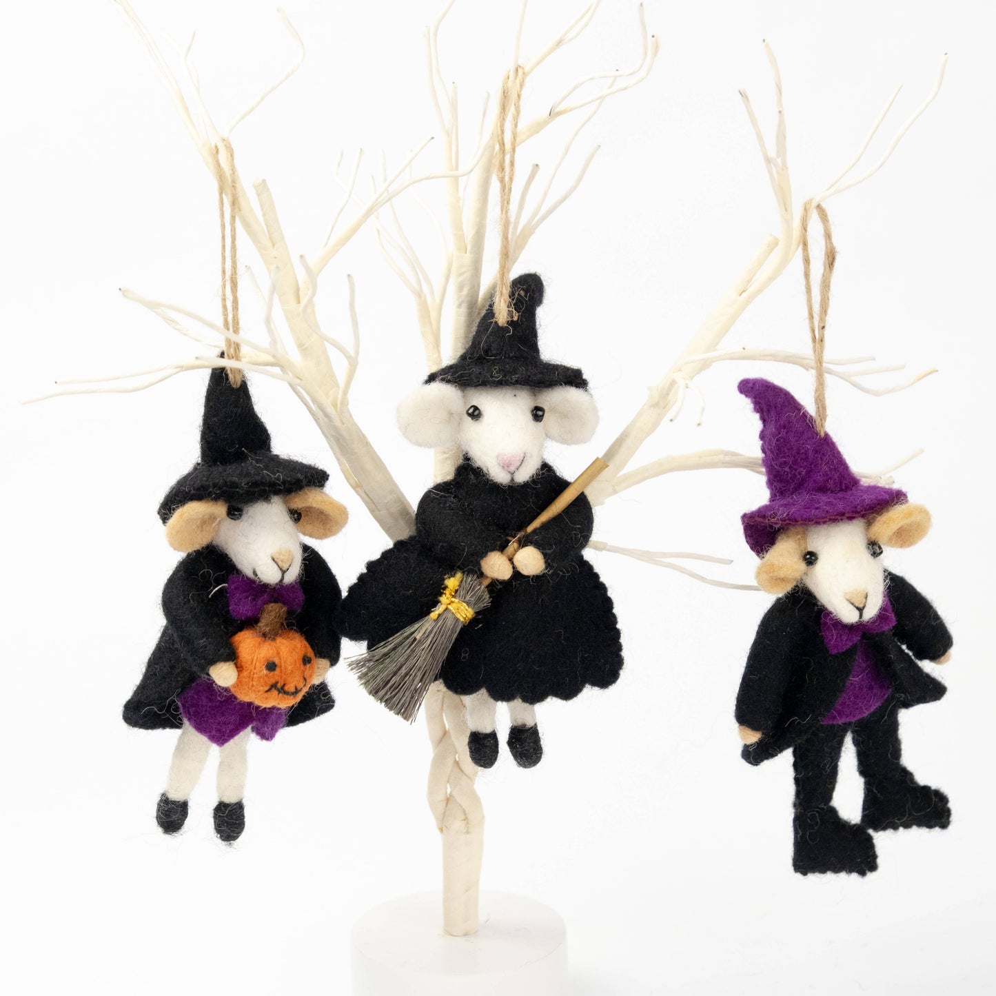 Halloween Mice Ornament - Assorted