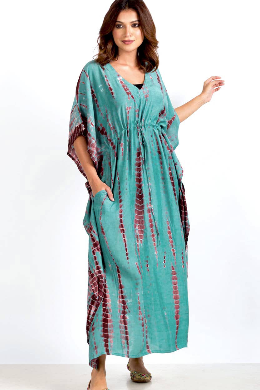 Shibori Caftans