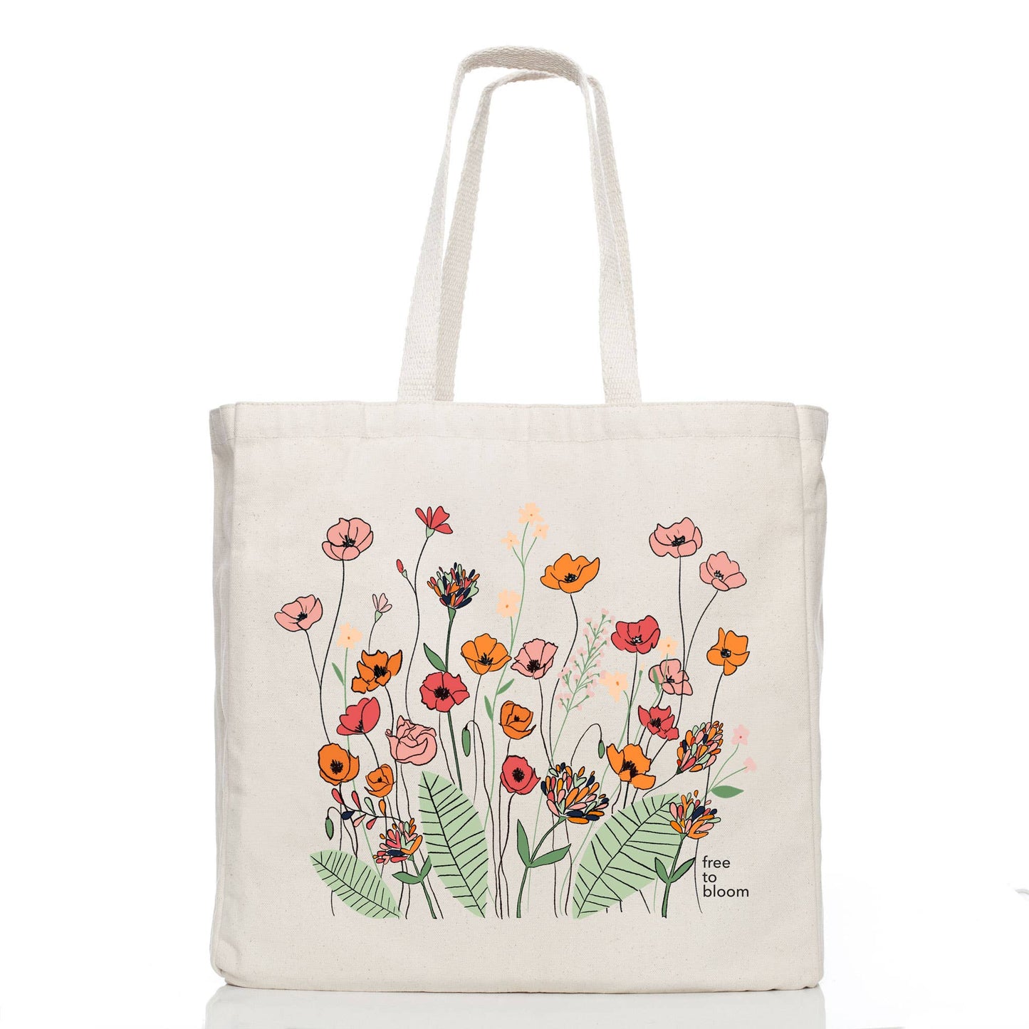 Free to Bloom (Wildflowers) Tote
