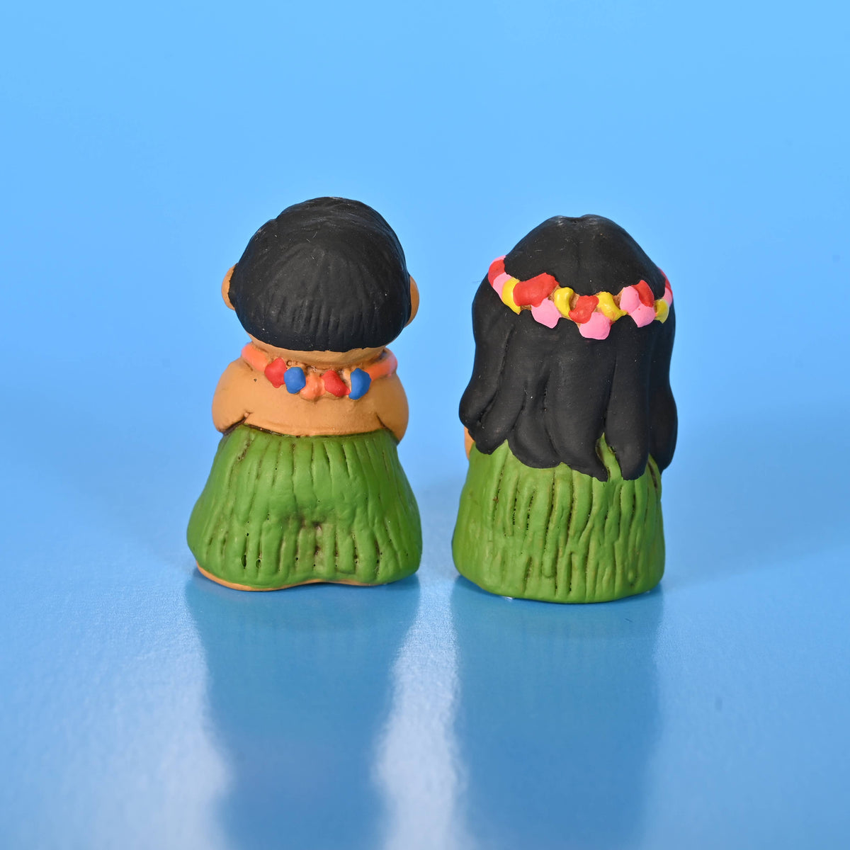 Miniature Ceramic Nativity - Hawaiian
