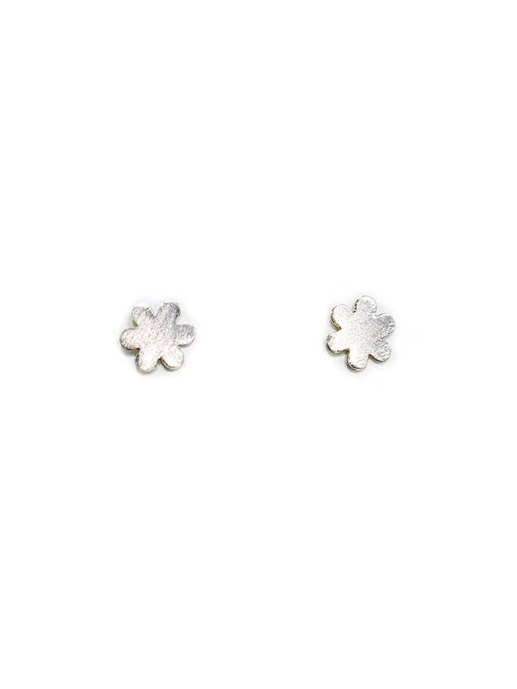 Petite Flower Studs Silver