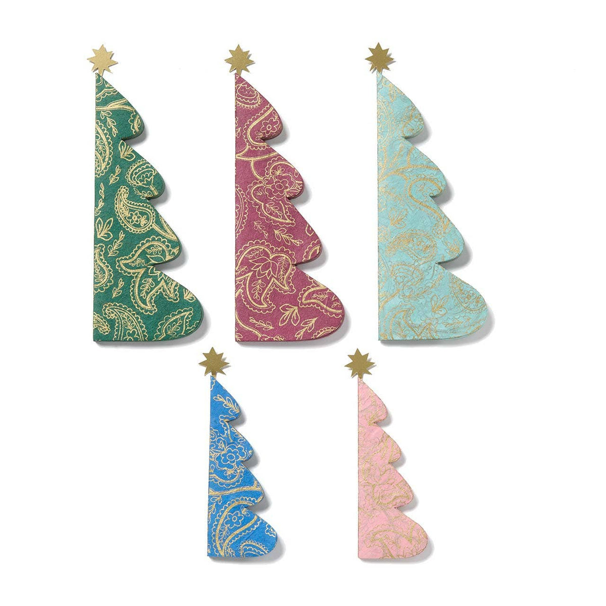Paper Paisley Christmas Trees