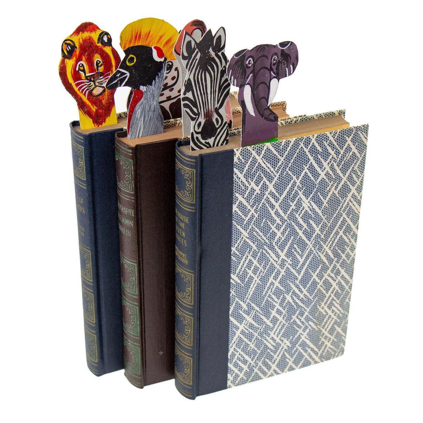 Animal Design Leather Bookmark- Assorted Animals