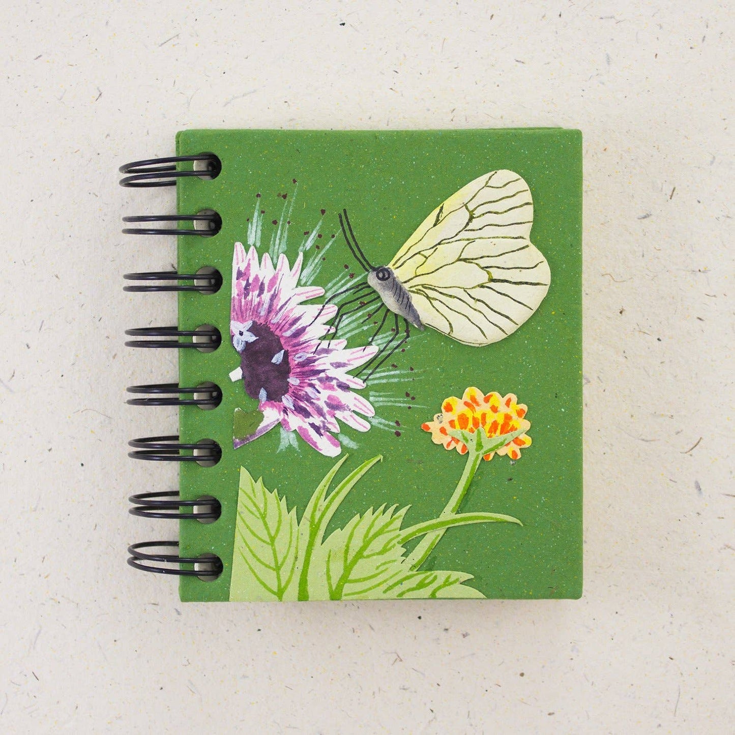 Small Notebook - Butterfly/Dark Green