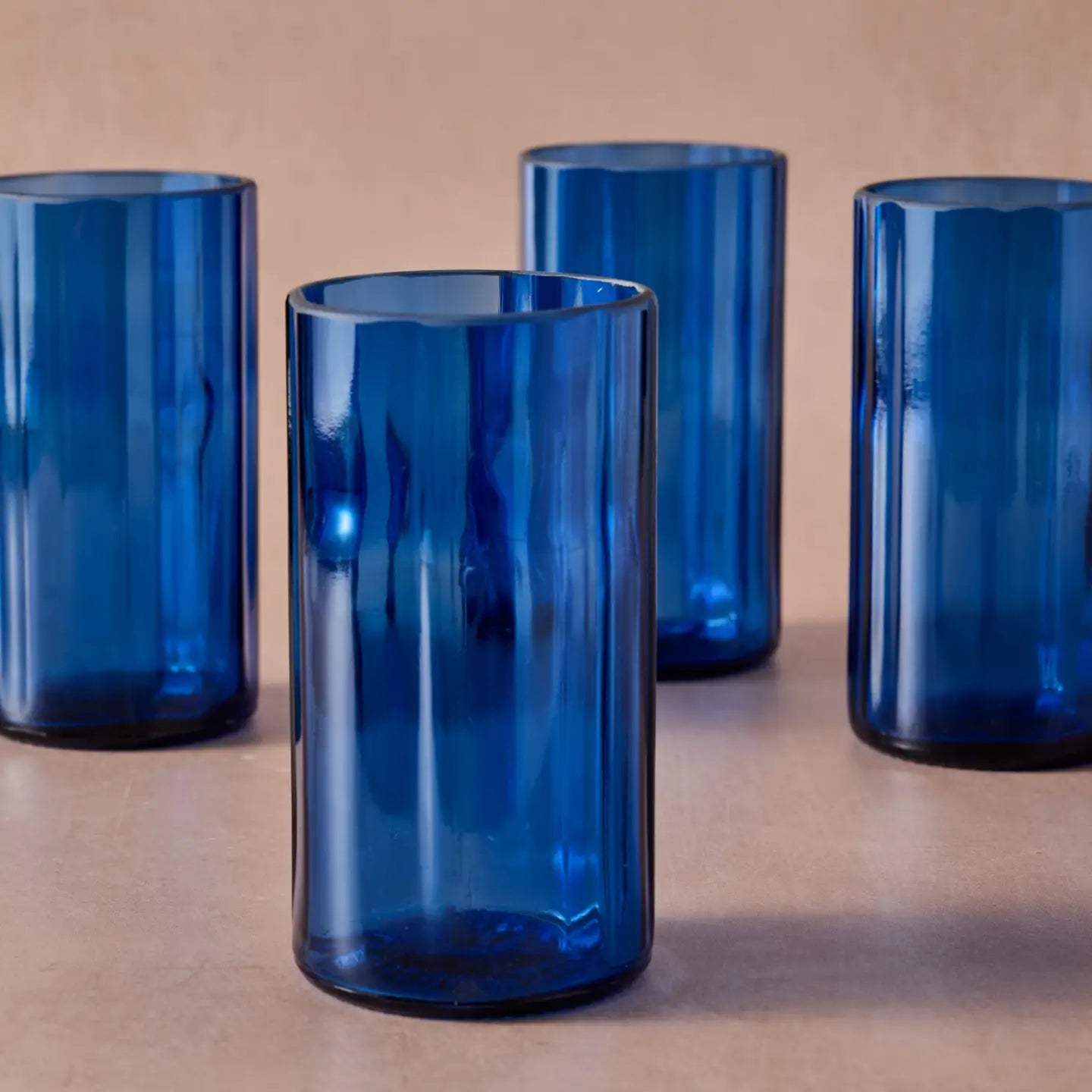 Gronn Upcycled Tumbler Set of 4 - 15.2oz Blue