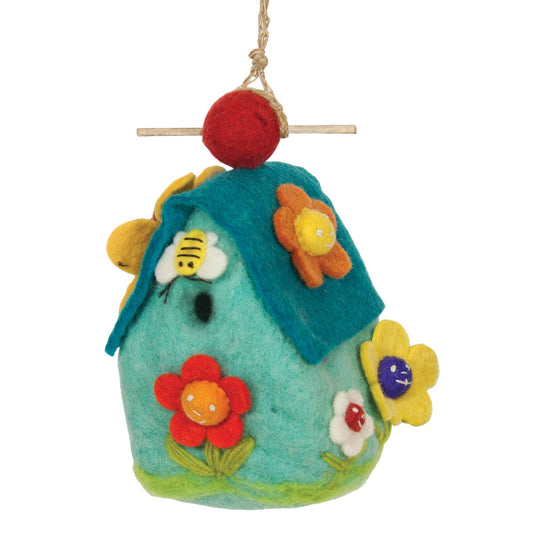Flower House Birdhouse
