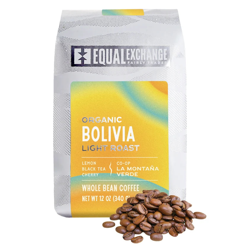 Organic Bolivia Light Roast Coffee - 12oz Whole Bean