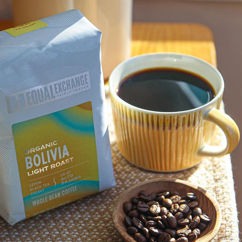 Organic Bolivia Light Roast Coffee - 12oz Whole Bean