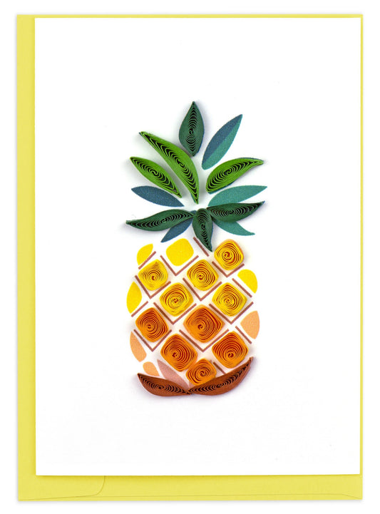 Pineapple Gift Enclosure Mini Card