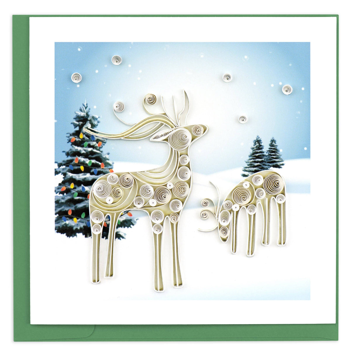 Snowy Reindeer