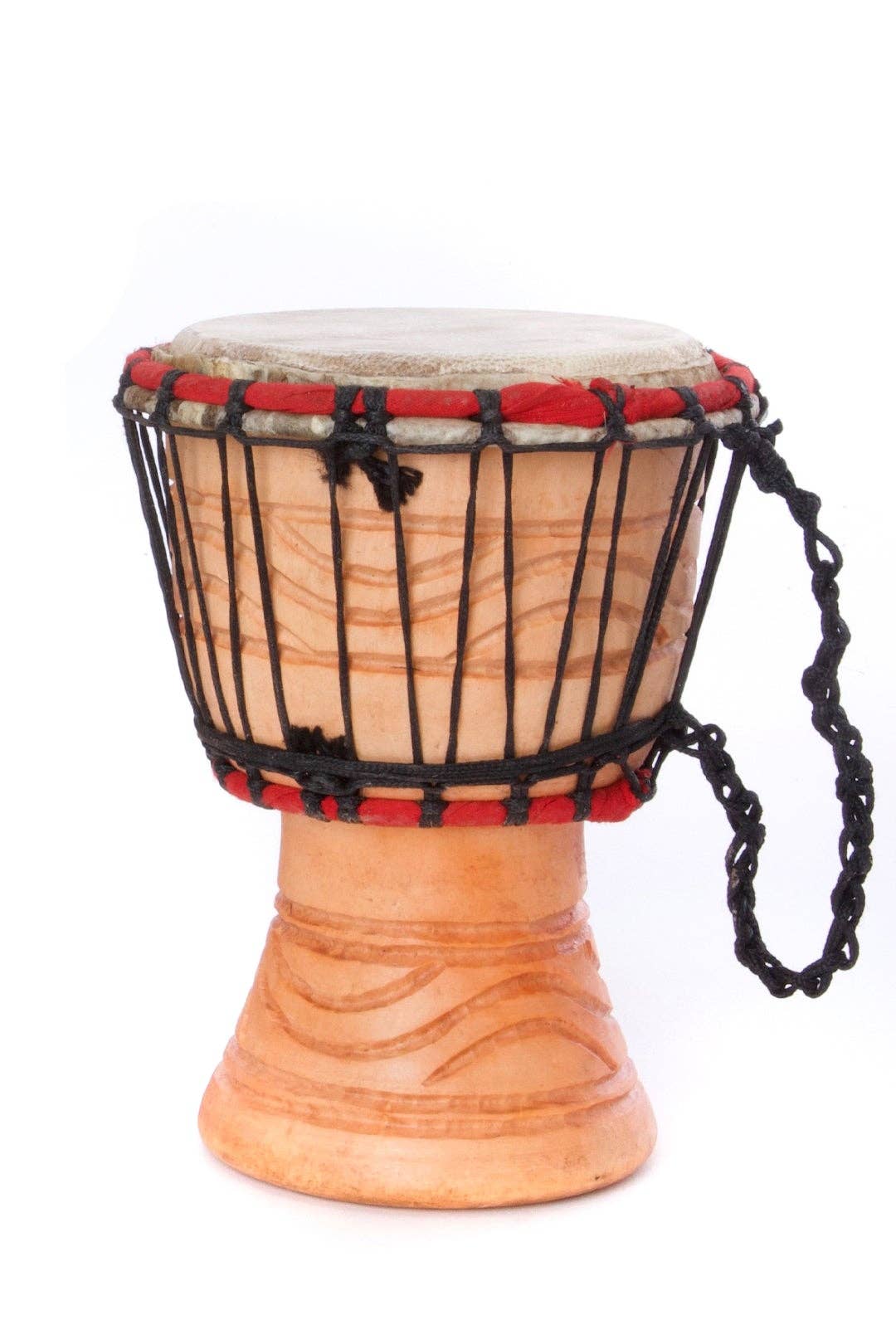 Medium All Natural Ghanaian Djembe Hand Drum