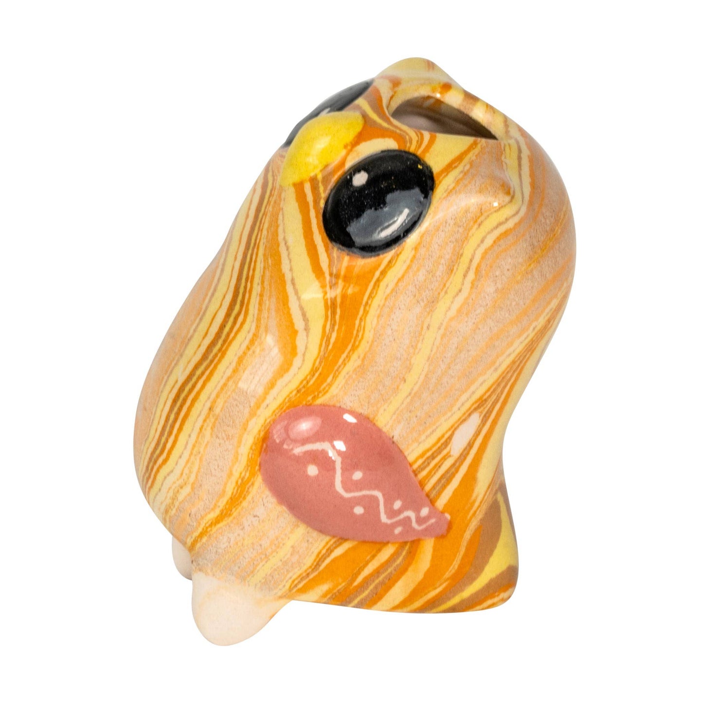 Marble Glazed Ceramic Plant Dripper - Owl