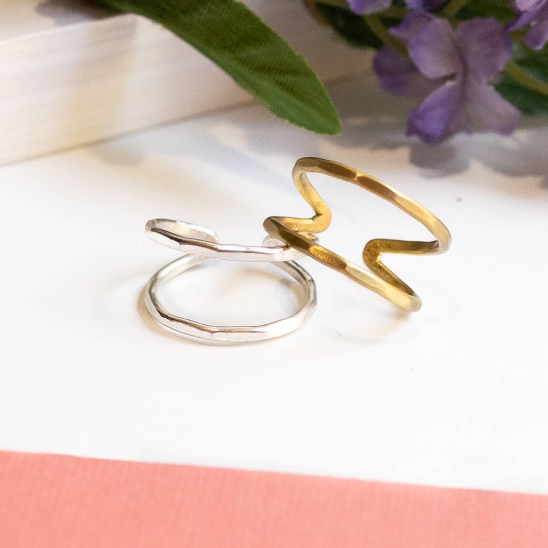 Open Arc Ring - Silver