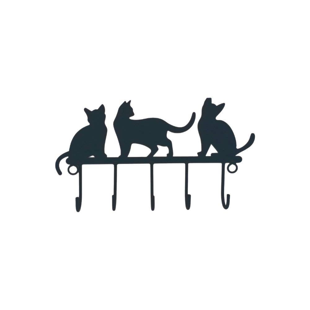 Cats Iron Wall Hook
