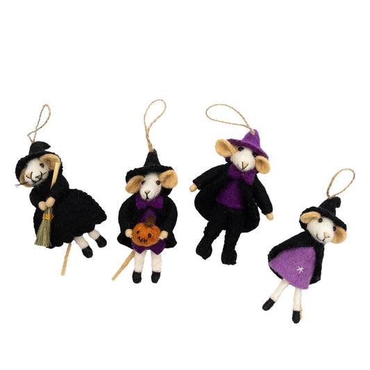 Halloween Mice Ornament - Assorted