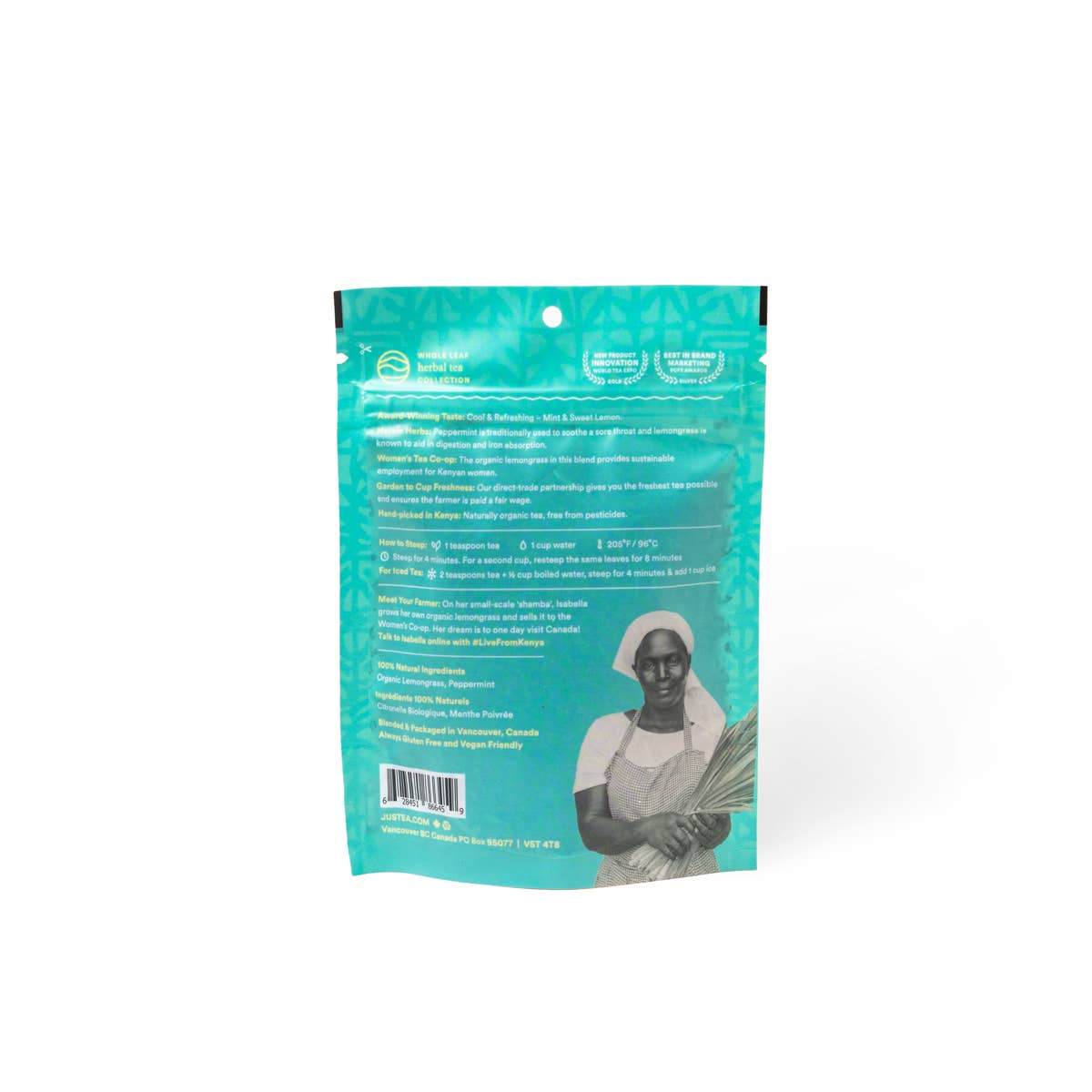 Peppermint Garden Herbal Tea Pouch