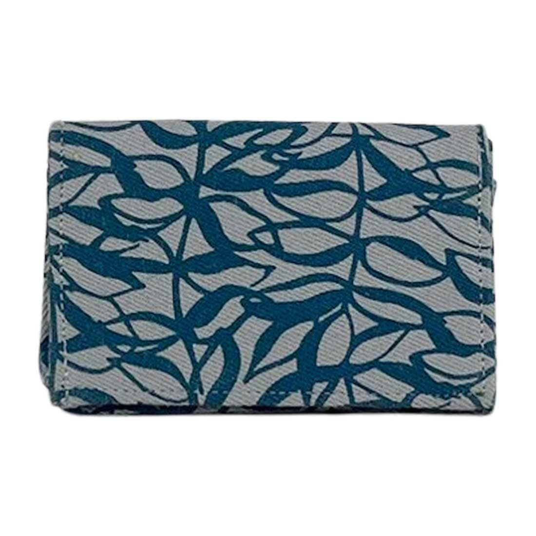 Canvas Card Holder - Mini Wallet - Botanical Prints