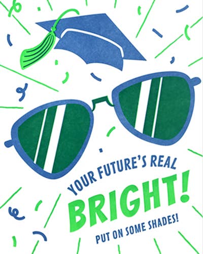 Bright Shades Graduation Card