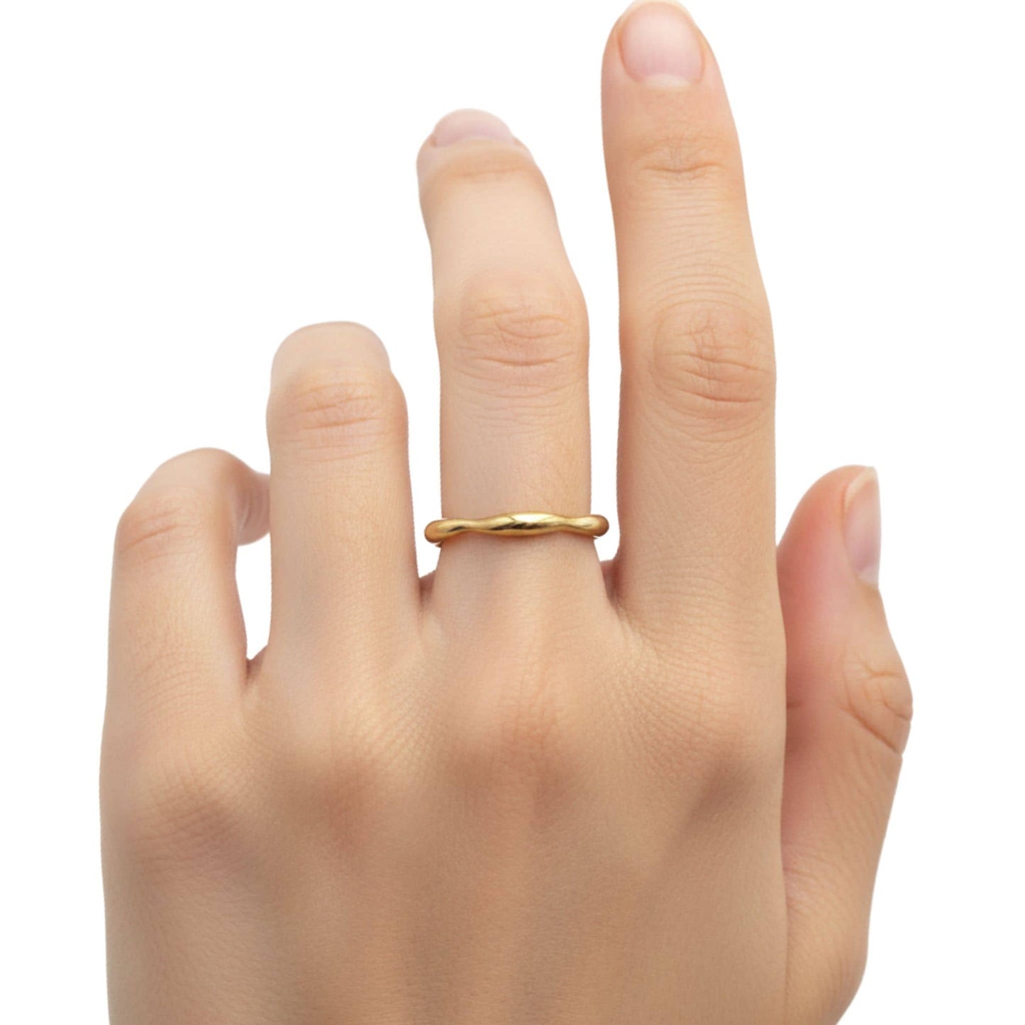Brass Band Ripple Ring | Taraji