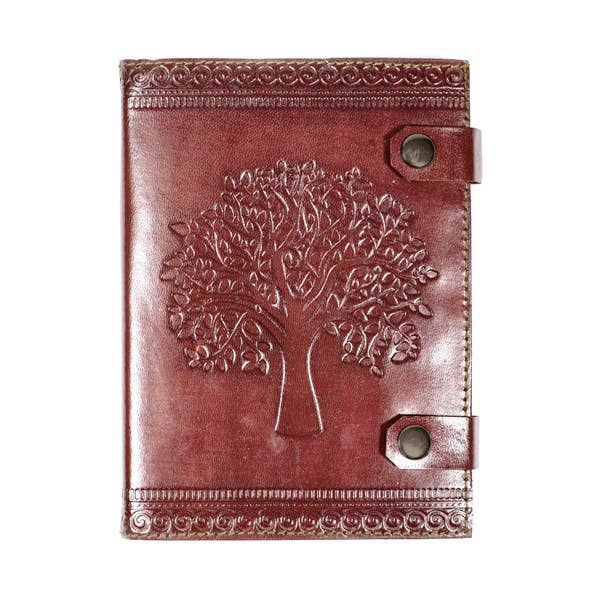 Refillable Leather Journal - Tree of Life