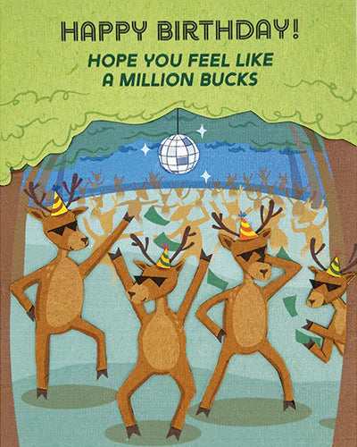 Million Bucks Birthday Card