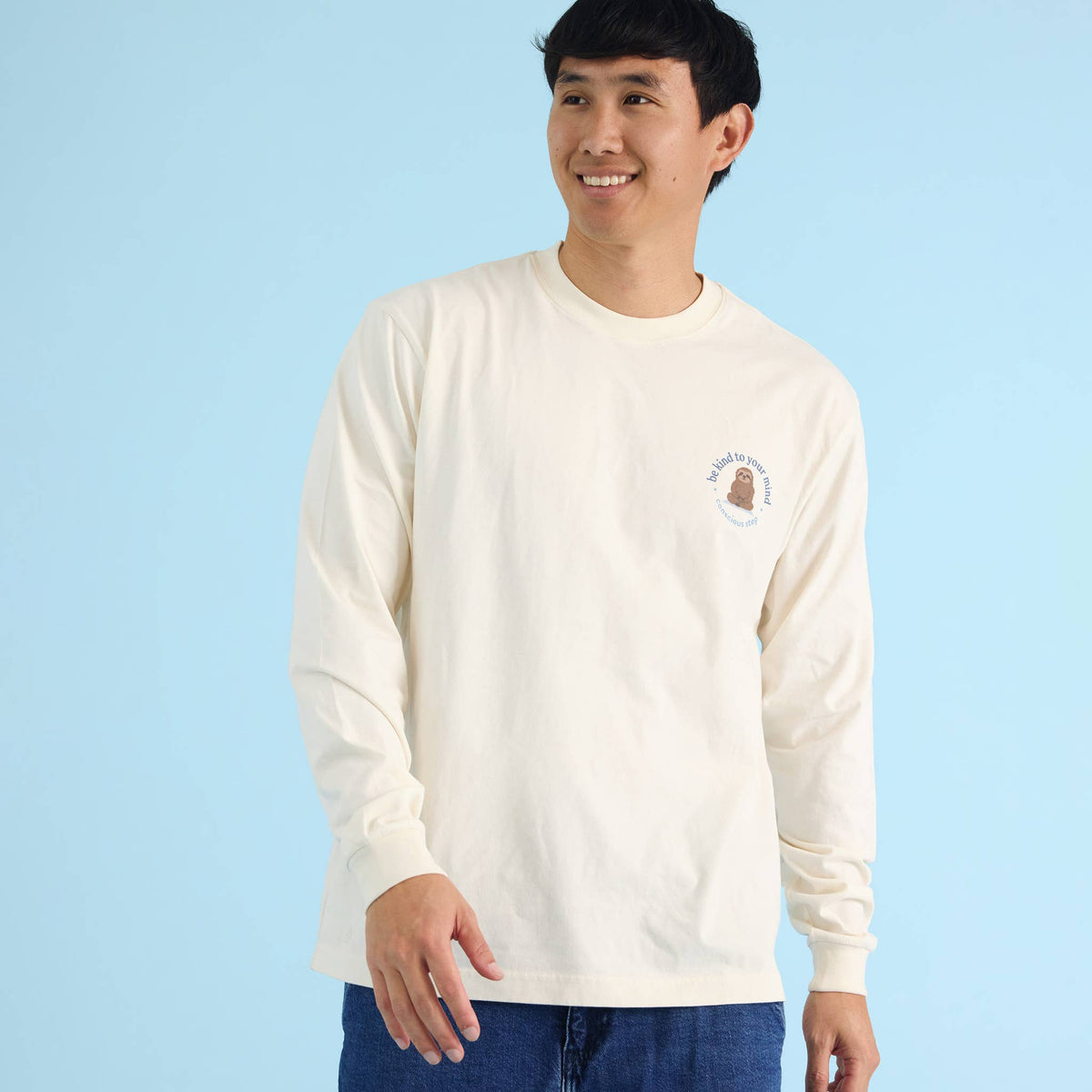 Move at Your Own Pace Long Sleeve T-Shirt | Organic Cotton