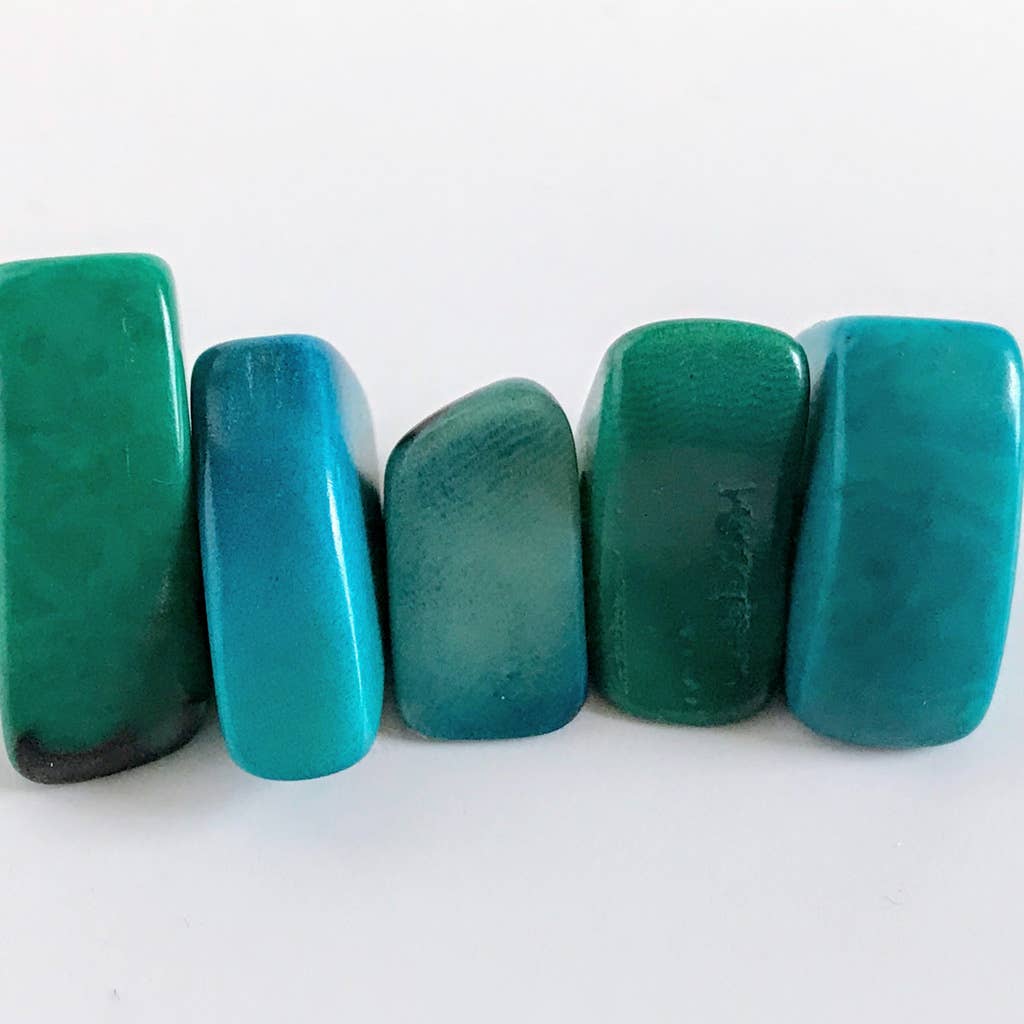 Tagua 5 Fragments Cascade Lua Earrings