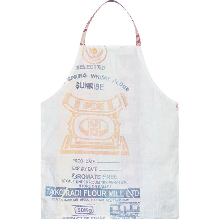 Apron Reversible: Chickens - Gold-Organic