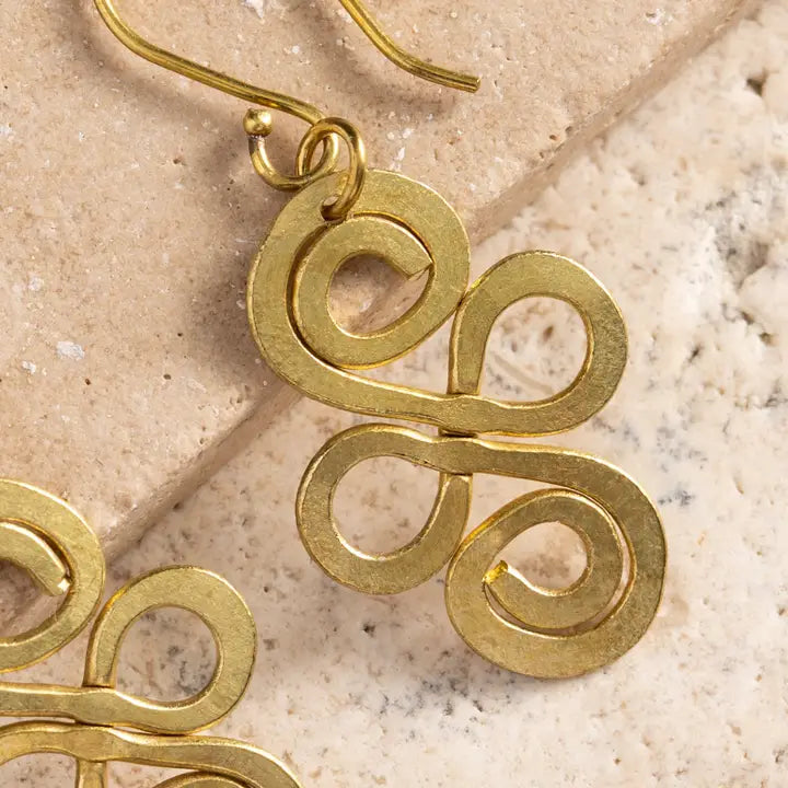 Nyoka Infinity Swirl Earrings