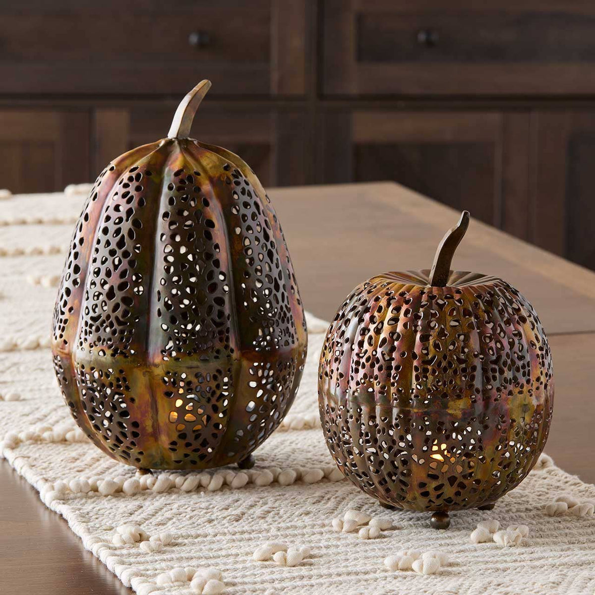 Harvest Glow Fall Gourd Lantern