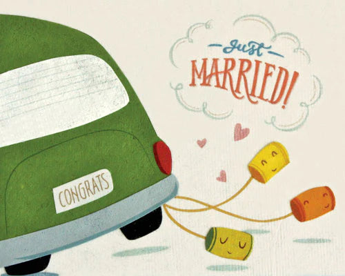 Wedding Cans Card