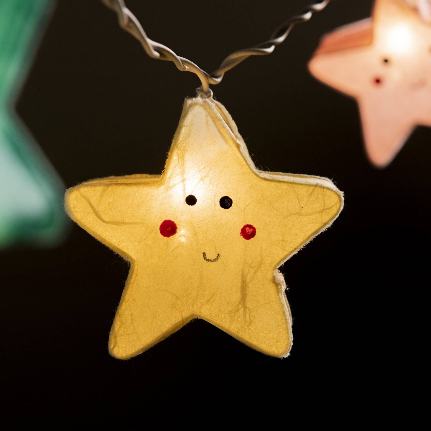 Plug-In String Lights - Stars
