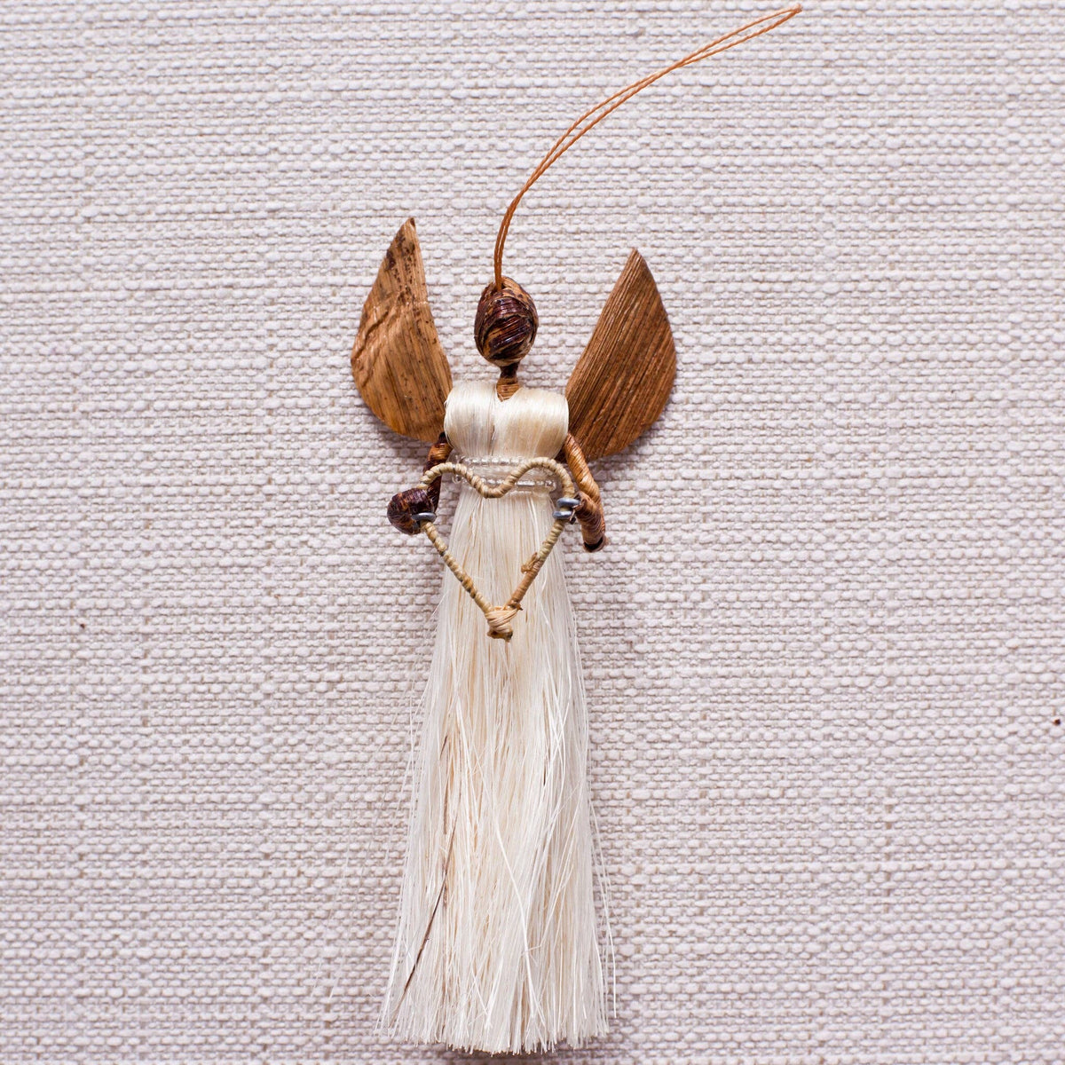 Sisal Angel Ornament - Assorted