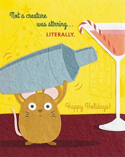 Shaken Christmas Card