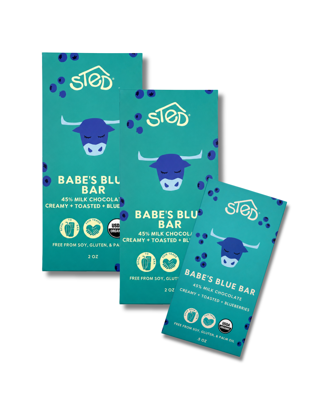 Babe's Blue Milk Chocolate Bar