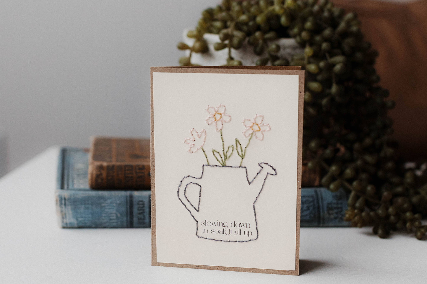 Slowing Down Individual Greeting Card