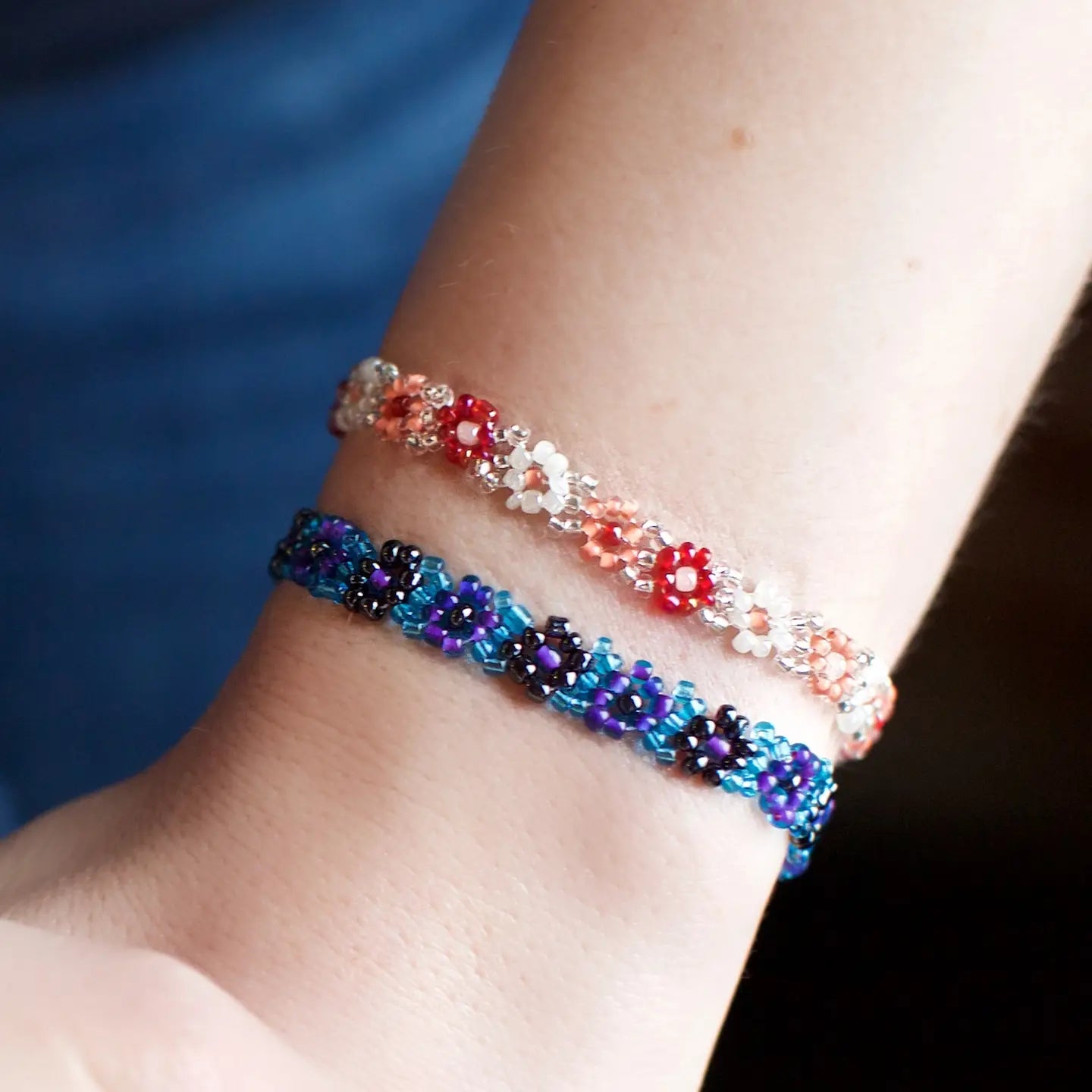 Beaded Flower Bracelet - Assorted