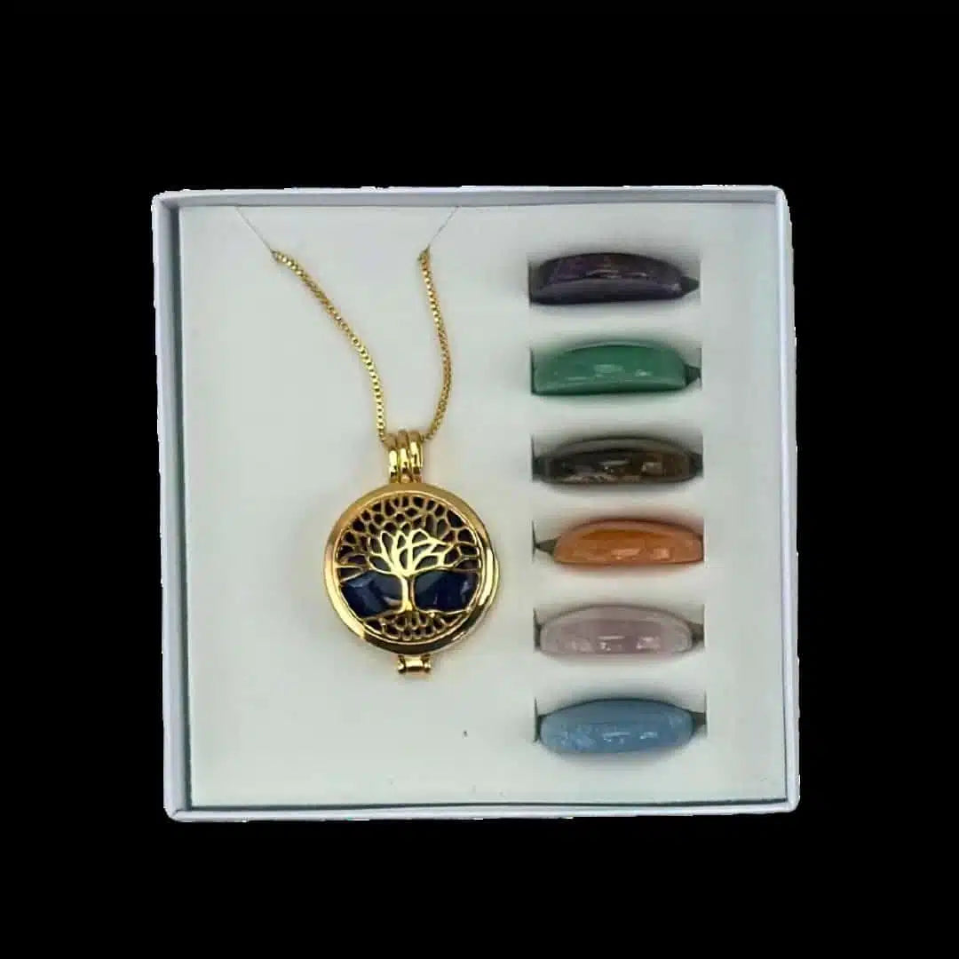 Match Your Mood 1'' Charm Necklace - Tree