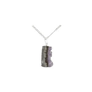 Geode Slice Lateral Necklace