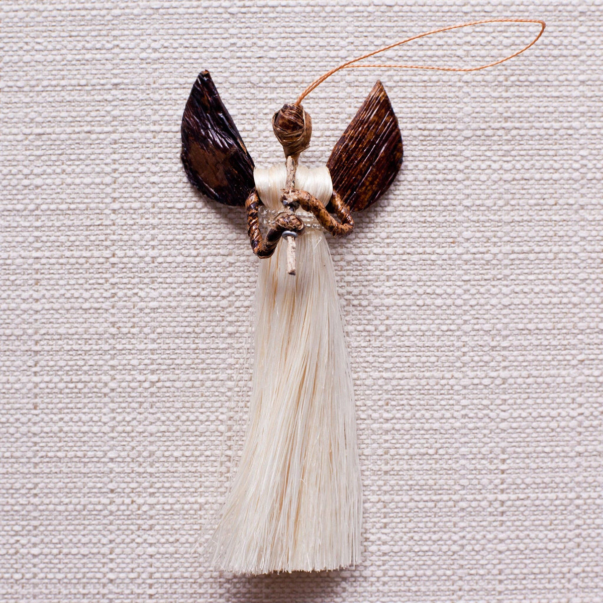 Sisal Angel Ornament - Assorted