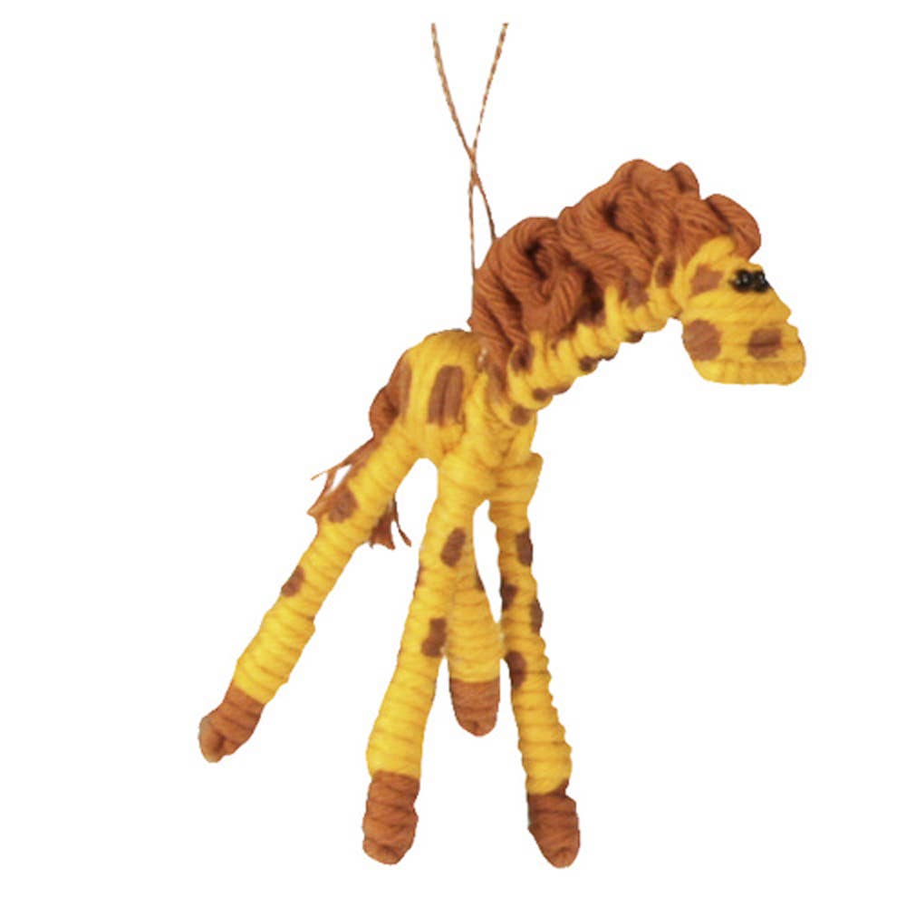 Cotton & Wire Safari Animal Ornaments