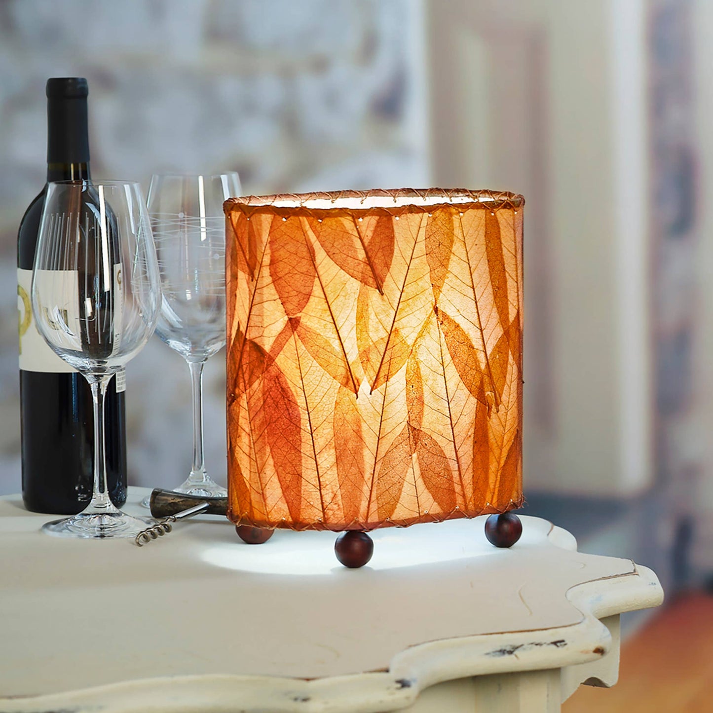 Mini Guyabano Lamp - Burgundy